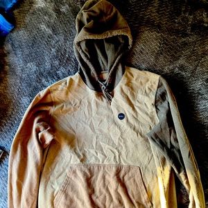 Rvca green tones hoodie